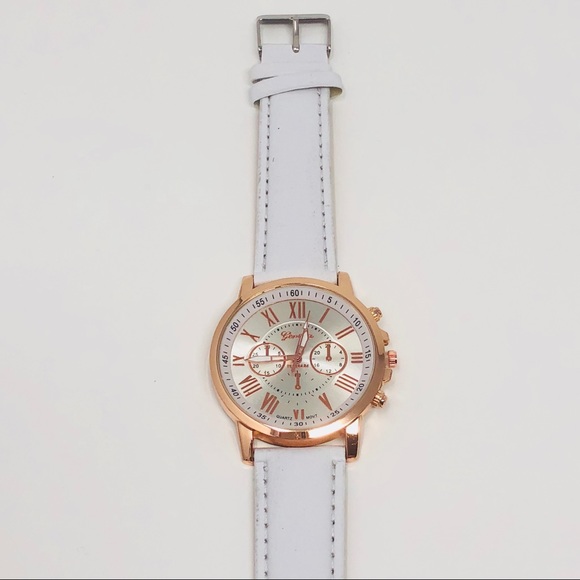 White leather watch - Picture 3 of 8